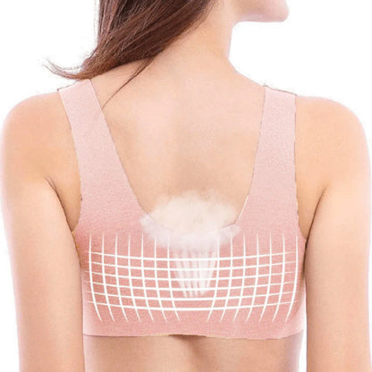 Leblonzo - Soutien-gorge sans fil avec fermeture frontale